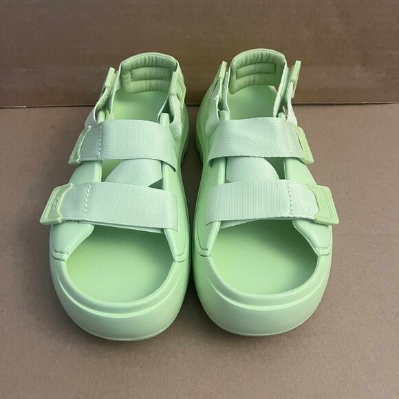 UGG Womens Size 8 Lime Green Stratus Platform Strappy Sport Sandals Like New - Picture 3 of 11